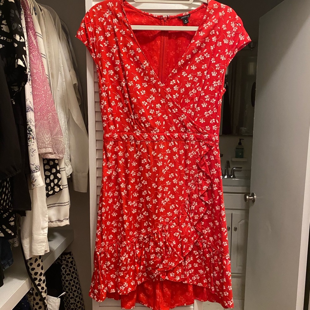 JCrew Floral Wrap Dress